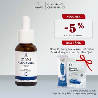 Serum Giảm Dầu Nhờn, Ngăn Ngừa Vi Khuẩn Gây Mụn IMAGE Skincare CLEAR CELL Restoring Serum Oil Free 28g