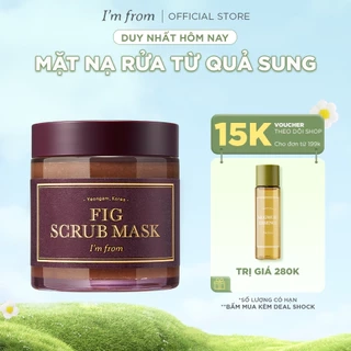 I'm From Mặt nạ tẩy da chết Fig Scrub Mask 120g