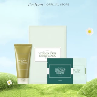 1 Sữa rửa mặt mugwort gel 30ml + 1 mask giấy vitamin tree + 2 sachet bất kỳ