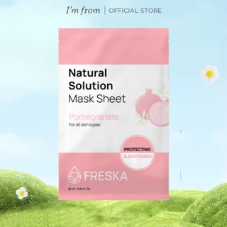 Freska Mặt nạ giấy Natural Solution Mask Sheet Pomegranate 25ml