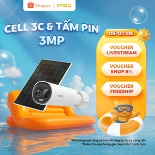 Camera Imou Wifi dùng Pin Cell 3C I 3MP I 5000mah I Đàm thoại 2 chiều I Đêm có màu