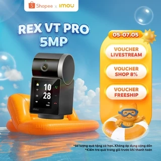 Camera Wifi dùng pin trong nhà Imou Rex VT Pro 3K I S2VBP I Xoay 360 I Bảo vệ toàn cảnh