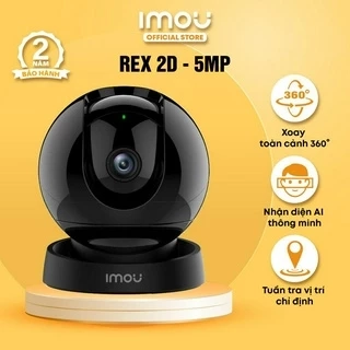 Camera Wifi trong nhà Imou Rex 2D I 3MP/5MP | IPC-GS2DP-5C0W I Tua theo điểm | Phát hiện chuyển động
