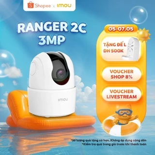 Camera Wifi trong nhà Imou Ranger 2 I 3MP/5MP I IPC-A52P I Xoay toàn cảnh 360 I Phát hiện chuyển động