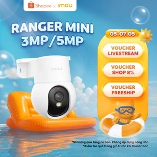 Camera Wifi trong nhà Ranger Mini I 3MP/5MP | Tích hợp chân đế I Tự Động Quay Quét | Phát Hiện Người | Màu về đêm