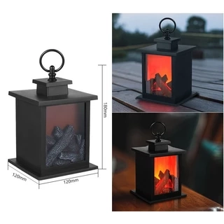 Đèn Lồng Lò Sưởi Trang Trí H24.5Cm, H18Cm, H18.5 | Index Living Mall | Nhập Khẩu Thái Lan