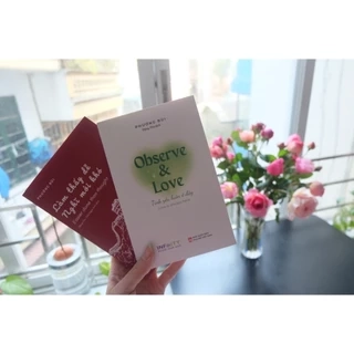Combo 2 cuốn sách Observe and Love và Làm thấy dễ nghĩ mới khó | Phương Bùi