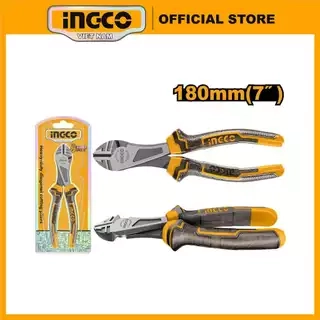 Kèm cắt trợ lực 180mm (7 inch) INGCO HHDCP08188 Thép cacbon (#55), tay cầm bọc nhựa