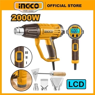 Máy thổi nhiệt dùng điện 2000W điều chỉnh hơi nóng đa chức năng INGCO HG200028 | HG200047 | HG200058 | HG200078 giá rẻ