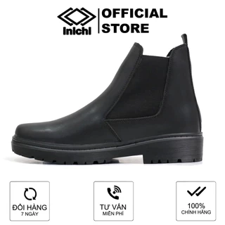 Chelsea Boots da nam thời trang INICHI G1107 da lì, đế cao thời trang