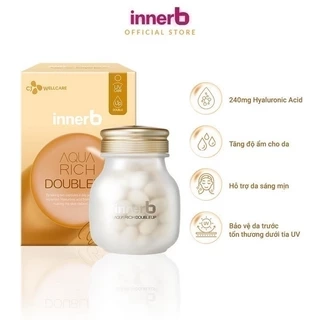 Combo 2 thực phẩm bảo vệ sức khỏe INNERB AQUA RICH DOUBLEUP lọ 56 viên