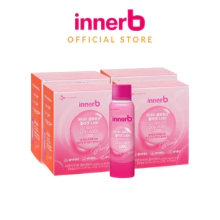 Combo 4 hộp nước uống Collagen Vitamin C sáng da InnerB Glowshot (50mlx6)