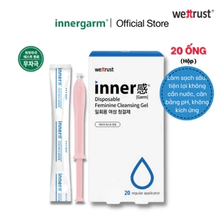 Gel dưỡng vùng kín Phụ Nữ Wettrust Innergarm Feminine Cleansing Gel (Xanh) - Set