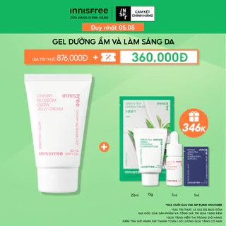 Gel dưỡng ẩm sáng da từ hoa anh đào đảo Jeju innisfree Cherry Blossom Jelly Cream 50ml