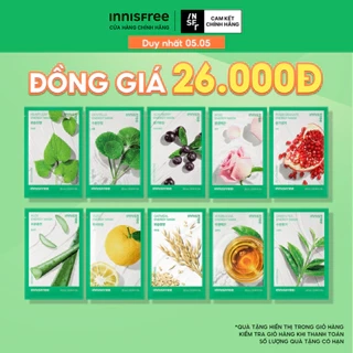 Mặt nạ giấy dưỡng da Hàn Quốc innisfree My Real Squeeze Mask 22ml