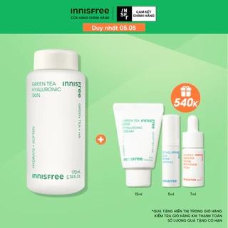 Nước cân bằng trà xanh INNISFREE Green Tea Hyaluronic Skin 170ml