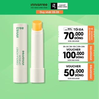 Son dưỡng ẩm không màu innisfree Canola Honey Lip Balm 3.5g