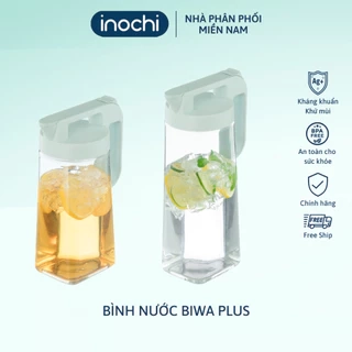 Bình nước Biwa Plus inochi. Bình đựng nước sôi, có khóa nắp tiện lợi, bình nhựa không mùi