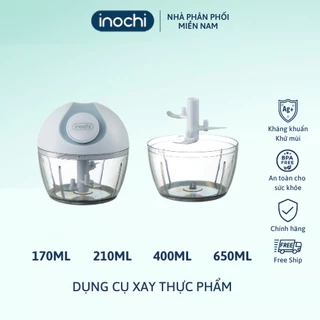 Dụng cụ xay tỏi ớt Inochi. lưỡi dao bén, nhựa cao cấp an toàn cho sức khỏe. Máy xay tỏi ớt cầm tay nhỏ gọn, dễ vệ sinh
