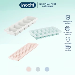 Khay làm đá viên có nắp đậy thông minh Inochi Kari Nhật Bản, nhiều hình dạng, không BPA, làm thạch rau câu, chịu nhiệt