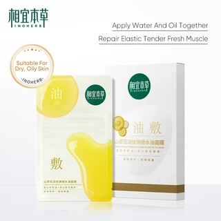 Mặt nạ INOHERB chiết xuất hoa trà loại bỏ nếp nhăn làm săn chắc làn da