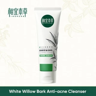 Sữa rửa mặt INOHERB giảm mụn chiết xuất vỏ cây liễu trắng 100g