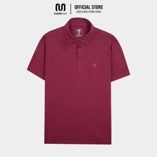 Áo Polo Nam Có Cổ Tay Ngắn INSIDEMEN Cao Cấp Suông Trẻ Trung Thiết Kế Tinh Tế 3 Màu Cơ Bản IPS064S2
