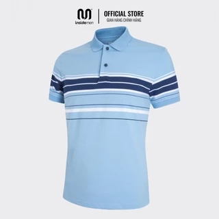 Áo Polo Nam INSIDEMEN Slim Fit thiết kế vải cá sấu cotton cao cấp ngắn tay cực sang trọng và lịch lãm IPS046S3