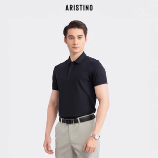 Áo polo ngắn tay ARISTINO slim fit ôm nhẹ, chất liệu cotton thấm hút, màu sắc trung tính, lịch lãm - APSR10