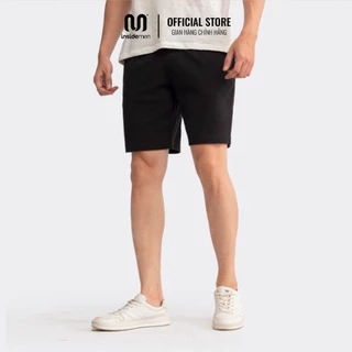 Quần short nam INSIDEMEN vải dệt kim mềm mại cạp chun thoải mái thoải mái giữ ISOR01