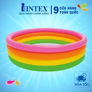 Bể bơi phao cầu vồng 4 tầng 1m68 INTEX 56441