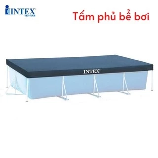 Tấm phủ dùng cho bể khung kim loại chữ nhật Intex