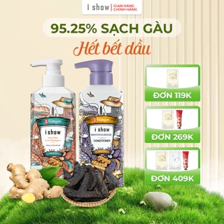 Dầu Gội Gừng I SHOW Dưỡng Tóc Chắc Khoẻ Kiềm Dầu Phồng Tóc Hỗ Trợ Mọc Tóc - Dầu Gội Thảo Dược I SHOW
