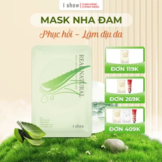 Mặt Nạ Lô Hội I SHOW Cấp Ẩm Phục Hồi Da Làm Dịu Da Tức Thì - iShow Aloe Vera Soothing Mask