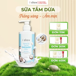 Sữa Tắm Dưỡng Trắng I SHOW Cấp Ẩm Mịn Màng Làm Săn Chắc Làn Da -  iShow White Skin Shower Gel 500ml