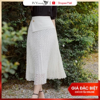 Chân váy ren 2 lớp IVY moda MS 31M8308