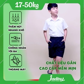 Bộ đồng phục học sinh nam đi học tiều học Jadiny lựa chọn mua theo từng sản phẩm