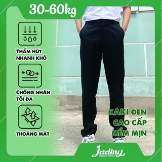 Quần tây bé trai đi học Kaki cao cấp, mềm mại hơn, thoáng mát, có độ bền cao, ít nhăn.
