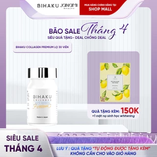 Bộ đôi dưỡng trắng mờ nám SKinmd và Bihaku Collagen 30v