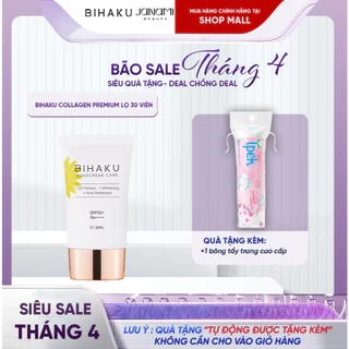 Bộ đôi kem chống nắng mỏng nhẹ dành cho da nhạy cảm BIHAKU SUNSCREEN 35ml + 10ml