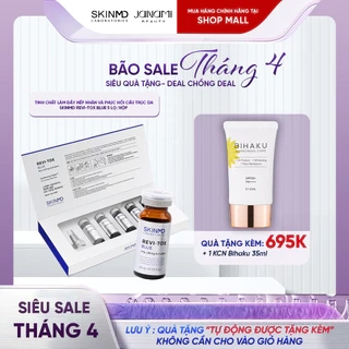 Tinh chất làm đầy nếp nhăn và phục hồi cấu trúc da SKINMD REVI-TOX BLUE Pro-Lifting Activator 10ml x 5 lọ