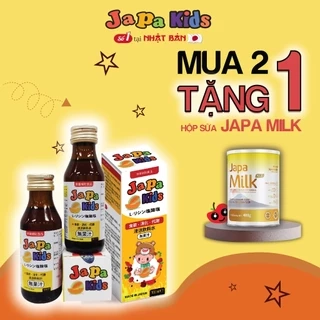 Mua 2 JAPA KIDS tặng 1 sữa Japa milk giúp con ăn ngon hấp thụ tốt tăng cân đều nhập khẩu Nhật Bản