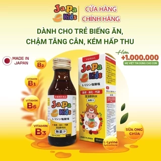 Mua 3 Chai Siro Japa Kids Tặng 1 Kích Thích Ăn Ngon Tăng Cân Tăng Chiều Cao Cho Bé Chính Hãng JaPan