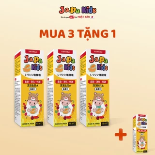 Siro JAPA KIDS Chính Hãng Cho Trẻ Biếng Ăn Giúp Trẻ Ăn Ngon Tăng Cân Đều chai 100ml