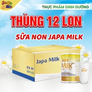 Thùng 12 hộp sữa Japa Milk giúp bé tăng cân , miễn dịch khỏe tăng sức đề kháng chính hãng Japa Kids