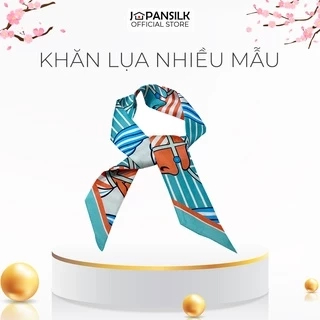 Khăn Lụa Khổ Nhỏ Xinh Xắn JAPANSILK, đa dạng mẫu mã cao cấp, sang trọng