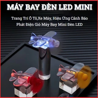 Máy bay đồ chơi phát sáng gắn mũ bảo hiểm, xe máy, ô tô, xe đạp, sáng bằng năng lượng gió không hết pin Có Đèn LED