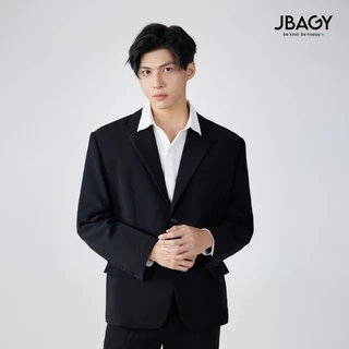 Áo khoác blazer nam JBAGY Classic 3 lớp dầy dặn, có đệm vai tinh tế phong cách Hàn Quốc JK007