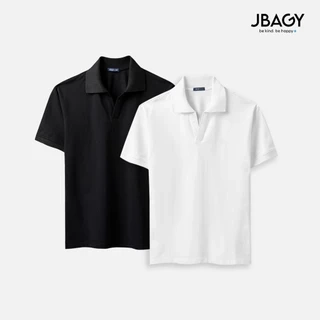 Áo polo nam VIGO cổ V tinh tế vải Cá Sấu Cotton 280gsm Thương Hiệu JBAGY - JP0102