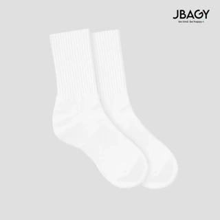 Tất Trắng cao cổ Cotton mềm mại thương hiệu JBAGY